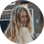 Portret Eva die op Bosretraite ging