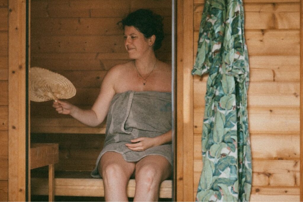 Cosmos Solo Yoga Retreat Sauna