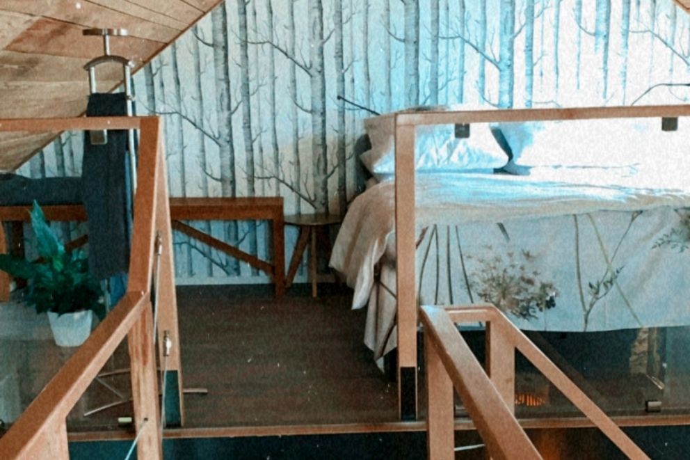 Luxe natuurhuisje retraite slaapvide