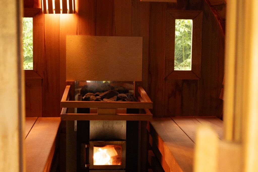 down to earth retraite sauna