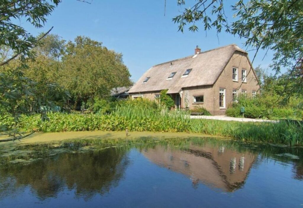 pauze in de polder retraite vijver