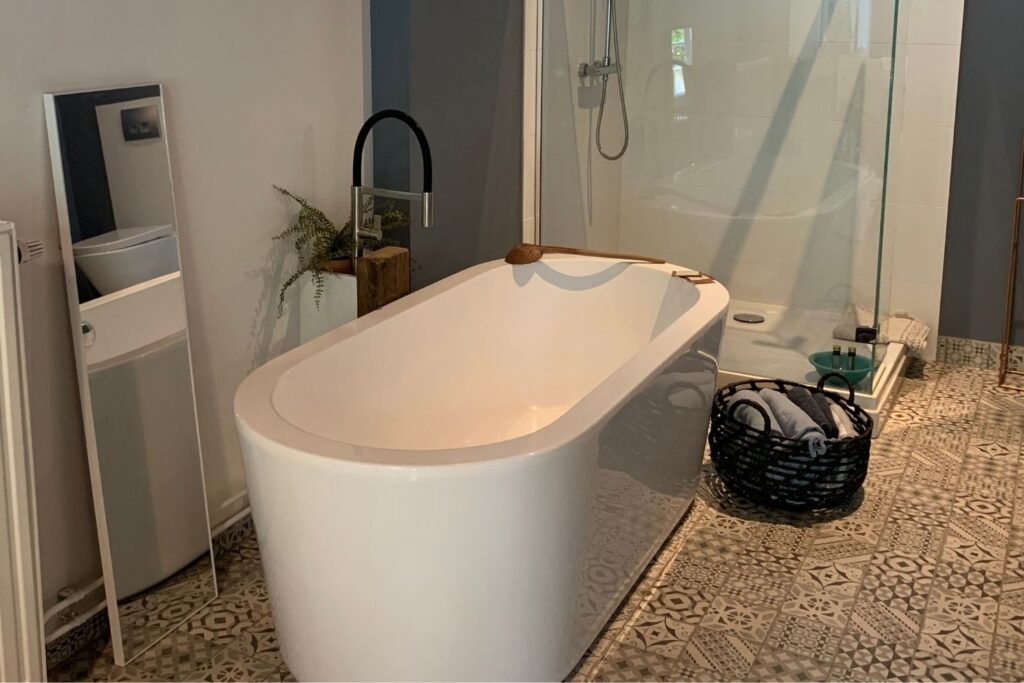 zen en yoga retraite badkamer